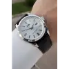 Gümüş Renk 42 Mm Takvimli Hediye Paketli Erkek Kol Saati