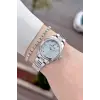 Gümüş Renk Hediye Paketli Kadın Kol Saati Ve Bileklik