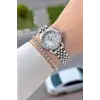 Gümüş Renk 28 Mm Hediye Paketli Kadın Kol Saati