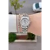 Gümüş Renk 28 Mm Hediye Paketli Kadın Kol Saati