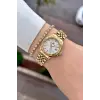 Gold Renk 28 Mm Hediye Paketli Kadın Kol Saati