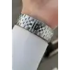 Kadranı Mavi Kordonu Gümüş Renk 41 Mm 5 ATM Takvimli Hediye Paketli Erkek Kol Saati