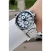 Gümüş Lacivert Renk 44 Mm İç Göstergeleri Aktif Hediye Paketli Erkek Kol Saati