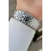 Kadranı Siyah Kordonu Gümüş Renk 41 Mm 5 ATM Takvimli Hediye Paketli Erkek Kol Saati