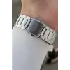 Kadranı Siyah Kordonu Gümüş Renk 44 Mm İç Göstergeleri Aktif Hediye Paketli Erkek Kol Saati