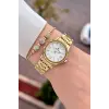 Gold Renk 28 Mm Hediye Paketli Kadın Kol Saati