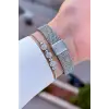 Gümüş Renk 26 Mm Hediye Paketli Kadın Kol Saati