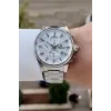 Gümüş Renk 44 Mm İç Göstergeleri Aktif Hediye Paketli Erkek Kol Saati