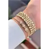 Gold Renk 28 Mm Hediye Paketli Kadın Kol Saati