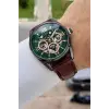 Kahverengi Yeşil Rose Renk İç Göstergeleri Aktif 45 Mm Erkek Kol Saati