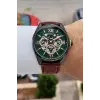 Kahverengi Yeşil Rose Renk İç Göstergeleri Aktif 45 Mm Erkek Kol Saati