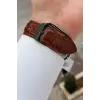Kahverengi Yeşil Rose Renk İç Göstergeleri Aktif 45 Mm Erkek Kol Saati