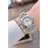 Gümüş Renk 28 Mm Kadın Kol Saati ve Bileklik