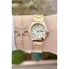 Casio CSISTE144 Gold Renk Takvimli Kadın Kol Saati
