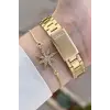 Casio CSISTE144 Gold Renk Takvimli Kadın Kol Saati