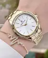 Daniel Klein DKISTE879 Gold Renk Kadın Kol Saati ve Bileklik