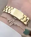 Daniel Klein DKISTE879 Gold Renk Kadın Kol Saati ve Bileklik