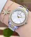 Daniel Klein DKISTE932 Premium Gold Gümüş Renk Taşlı Kadın Kol Saati ve Bileklik