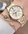 Daniel Klein DK1ISTE923 Gold Renk Fonksiyonlu Kadın Kol Saati ve Bileklik