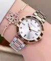 Ferrucci FCISTE274 Rose Gümüş Renk Hediye Paketli Kadın Kol Saati ve Bileklik