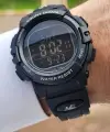 Daniel Klein DKISTE1051 Siyah Renk Alarm Kronometre ve Işıklı Dijital Hediye Paketli Erkek Kol Saati