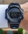Daniel Klein DKISTE1051 Siyah Renk Alarm Kronometre ve Işıklı Dijital Hediye Paketli Erkek Kol Saati