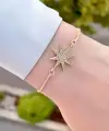 Gold Renk Yıldız Hediye Paketli Bileklik