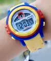 Daniel Klein DKISTE1364 Kasası Mavi Kordonu Sarı Renk 8 Farklı Işıklı Hediye Paketli 5 ATM Çocuk Kol Saati