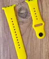 Sarı Renk Watch Uyumlu A Kalite 42mm 44mm 45mm 49mm 1/2/3/4/5/6/se/7/8/Ultra Akıllı Saat Kordonu
