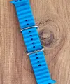 Mavi Renk Watch Uyumlu A Kalite 42mm 44mm 45mm 49mm 1/2/3/4/5/6/se/7/8/Ultra Akıllı Saat Kordonu