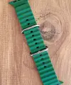 Yeşil Renk Watch Uyumlu A Kalite 42mm 44mm 45mm 49mm 1/2/3/4/5/6/se/7/8/Ultra Akıllı Saat Kordonu