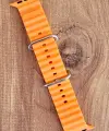 Turuncu Renk Watch Uyumlu A Kalite 42mm 44mm 45mm 49mm 1/2/3/4/5/6/se/7/8/Ultra Akıllı Saat Kordonu
