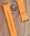 Turuncu Renk Watch Uyumlu A Kalite 42mm 44mm 45mm 49mm 1/2/3/4/5/6/se/7/8/Ultra Akıllı Saat Kordonu