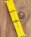 Sarı Renk Watch Uyumlu A Kalite 42mm 44mm 45mm 49mm 1/2/3/4/5/6/se/7/8/Ultra Akıllı Saat Kordonu
