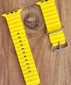 Sarı Renk Watch Uyumlu A Kalite 42mm 44mm 45mm 49mm 1/2/3/4/5/6/se/7/8/Ultra Akıllı Saat Kordonu