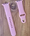 Pembe Renk Watch Uyumlu A Kalite 42mm 44mm 45mm 49mm 1/2/3/4/5/6/se/7/8/Ultra Akıllı Saat Kordonu