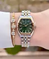 Daniel Klein DKISTE1447 Kadranı Yeşil Kordonu Gold Gümüş Renk 2 Yıl Garantili Kadın Kol Saati ve Bileklik