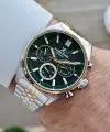 Daniel Klein DKISTE1518 Kadranı Yeşil Kordonu Gold Gümüş Renk 43 mm Erkek Kol Saati