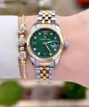 Daniel Klein DKISTE1534 Kadranı Yeşil Kordonu Gold Gümüş Renk Kadın Kol Saati ve Bileklik
