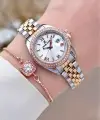 Daniel Klein DKISTE1542 Rose Gümüş Renk 28 mm Kristal Cam Kadın Kol Saati ve Bileklik