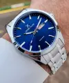 Daniel Klein DKISTE1578 Kadranı Lacivert Kordonu Gümüş Renk 43 mm Erkek Kol Saati