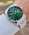 Daniel Klein DKISTE1586 Kadranı Yeşil  Kordonu Gümüş Renk 42 mm Erkek Kol Saati