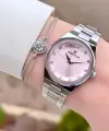 Daniel Klein DKISTE1560 Kadranı Pembe Kordonu Gümüş Renk Kadın Kol Saati ve Bileklik