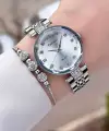 Gümüş Renk 32 Mm Kadın Kol Saati Ve Bileklik