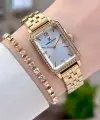 Gold Renk Kadın Kol Saati Ve Bileklik