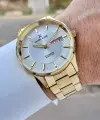 Gold Renk Takvim Ve Gün Fonksiyonlu 44 Mm Erkek Kol Saati