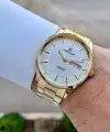 Gold Renk Takvim Ve Gün Fonksiyonlu 44 Mm Erkek Kol Saati
