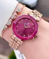 Bordo Rose Renk 30 Mm Kadın Kol Saati Ve Bileklik