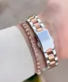 Rose Gümüş Renk 30 Mm Kadın Kol Saati Ve Bileklik