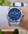 Kadranı Lacivert Kordonu Gümüş Renk Iç Göstergeleri Aktif Erkek Kol Saati